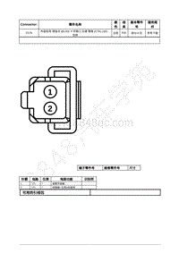 2021年福特野马Mustang电路图-C576 外部后视 镜盲点 BLIS _ 十字路口 交通 警报 CTA LED 左侧 