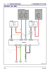 2022年东风风行S50EV电路图-14.17 暖风和空调控制系统 