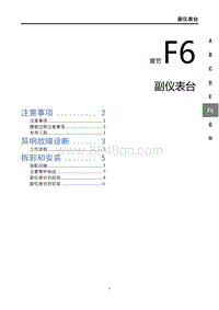 2022年风行T5马赫版-F6副仪表台