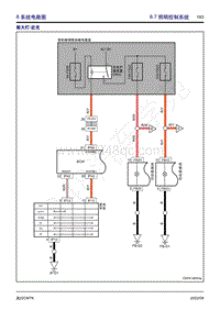2022款风行M7电路图册8.7 照明控制系统 