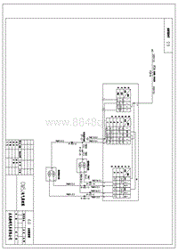 东风风行CM5J-CNG电路图-6 后视镜控制