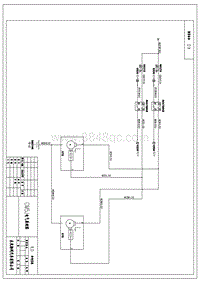 东风风行CM5J-CNG电路图-4 冷却系统