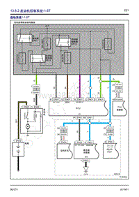 2019年风行T5电路图-13.8.2 发动机控制系统-1.6T 