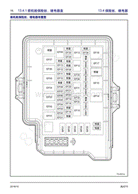 2018年风行T5电路图-13.4 保险丝 继电器 