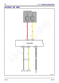 2019年风行T5L电路图-13.8.15 暖风和空调控制系统 