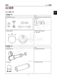 2013款景逸X5维修手册-2.1保养