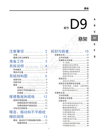 2020年风行T5L维修手册-D9悬架