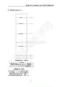 2010年景逸1.8L 1.8T电路图-2 驾驶室配电盒总成（1）