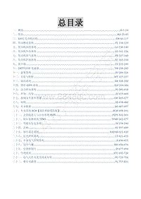 2015年风行景逸X5 1.6L维修手册-0.2 总目录