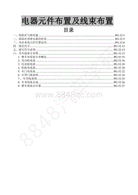 2016年景逸XV电路图-32.电器元件布置及线束布置