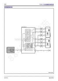 2019年国六菱智M5电路图-13.9.10 后视镜控制系统 