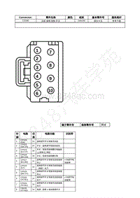 2022年福特野马Mustang插件图-C3190 右前 座椅 控制 开关 