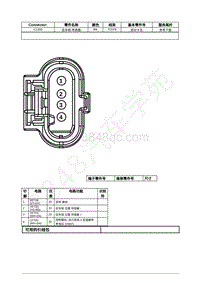 2022年福特野马Mustang插件图-C1200 驻车锁 传感器 