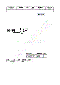 2022年福特野马Mustang插件图-C197C 起动机 电机 