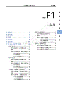 2022款雷霆维修手册-F1 白车身