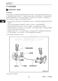2010年广汽传祺GA5维修手册-41 后车轮悬架