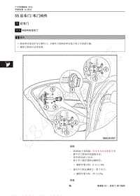 2010年广汽传祺GA5维修手册-55 后车门车门构件