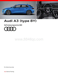 Audi A3 type 8Y SSP680