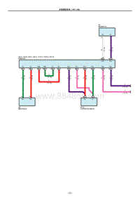 2015-2017雷克萨斯ES系列电路图-多路通信系统 AVC-LAN 