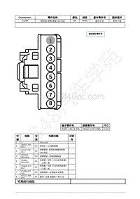 2021年福特追光者EVOS插件图-C226A 转向柱 控制 模块 SCCM 