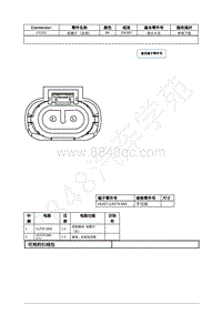 2021年福特锐际Escape插件图-C1322 前雾灯 （左侧） 