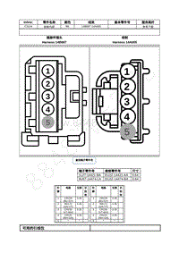 2021年福特追光者EVOS插件图-C3134 线束内部 