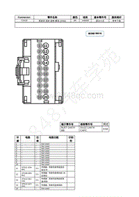 2021年福特追光者EVOS插件图-C341E 驾驶员 前排 座椅 模块 DSM 