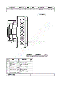 2022年福特锐际Escape插件图-C250 点火 开关 