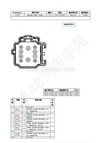 2022年福特锐际Escape插件图-C4225 电动 尾门 电机 （右侧） 