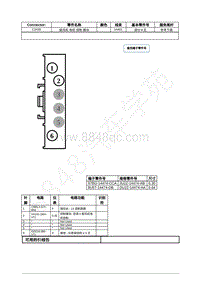 2021年福特锐际Escape插件图-C2430 鼓风机 电机 控制 模块 