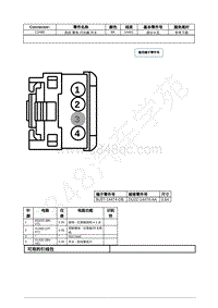 2022年福特锐际Escape插件图-C2480 危险 警告 闪光器 开关 