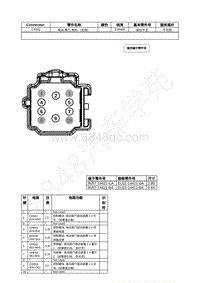 2021年福特锐际Escape插件图-C4332 电动 尾门 电机 （左侧） 