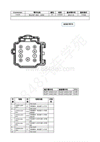 2021年福特追光者EVOS插件图-C4225 电动 尾门 电机 （左侧） 