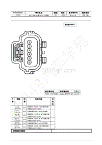 2021年福特锐际Escape插件图-C2302 油门 踏板 位置 APP 传感器 