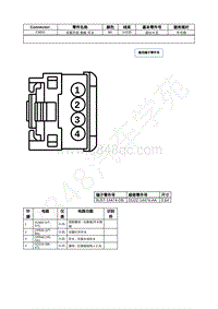 2021年福特锐际Escape插件图-C9001 天窗开启 面板 开关 