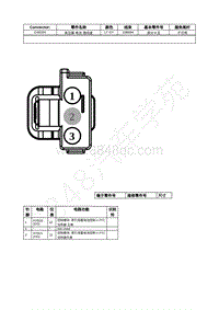 2021年福特锐际Escape插件图-C4815H 高压蓄 电池 插线盒 