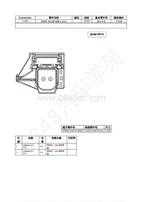 2022年福特锐际Escape插件图-C1001 低电压 用分离 装置 LVSD 