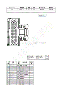 2021年福特追光者EVOS插件图-C205 前照灯 开关 