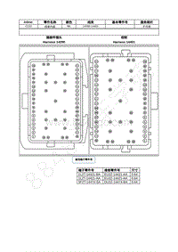 2021年福特锐际Escape插件图-C210 线束内部 