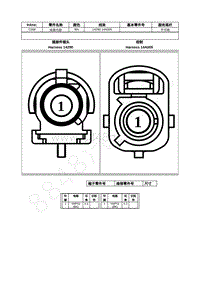 2021年福特追光者EVOS插件图-C268 线束内部 