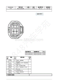 2022年福特锐际Escape插件图-C433 燃油 泵 控制 模块 