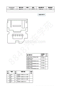 2021年福特追光者EVOS插件图-C3618B 媒体 中心 