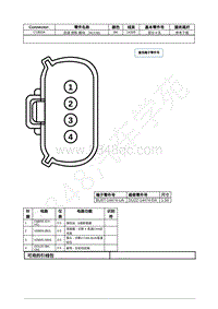 2021年福特锐际Escape插件图-C1803A 空调 控制 模块 （ACCM 