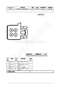 2021年福特锐际Escape插件图-C535B 驾驶员侧 车门 车窗 控制 开关 