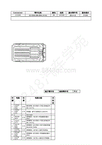 2021年福特锐际Escape插件图-C1232E 动力系统 控制 模块 PCM 