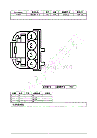 2021年福特锐际Escape插件图-C2429 降档 拨片 开关 