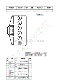 2021年福特追光者EVOS插件图-C4819A 尾门 锁闩 