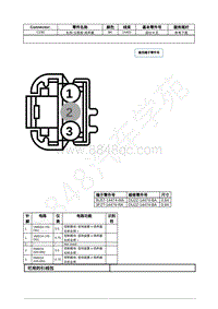 2021年福特追光者EVOS插件图-C230 右侧 仪表板 扬声器 