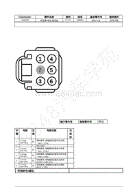 2021年福特锐际Escape插件图-C4815D 高压蓄 电池 插线盒 