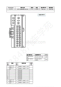 2021年福特追光者EVOS插件图-C4174B 后门 行李箱 模块 RGTM 